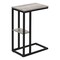 Monarch Specialties End Table, 18.25 W, 25.25 H, Particle Board, Metal, Grey I 3671 - alternate 4